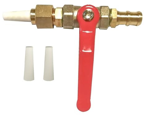 Ceramic Sandblasting Gun Kit, Sand Blasting Gun Kit, Sandblaster Gun Part with Three 3/32 ID(2.4mm) Nozzle Tip Replacements, Valve Type Sandblaster Gun for Rust Eliminating