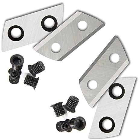 2 Paires de Lames de Remplacement pour Broyeur de Jardin, Lames de Coupe pour GH-KS 2440 HMH-E 2440 CJ601E, Pièce Détachée pour Outils