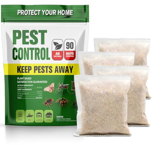 Mouse Repellent,Rat Repellent for Pest Spider and Mosquito Cockroaches Better Than Ultrasonic 4 Pack