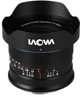 LAOWA Objectif 15mm f/4.5 Grand Angle X0.5 Macro kompatibel mit Canon EF