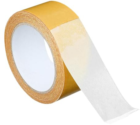 Générique Ruban Double Face Extra-Résistant - Ruban pour Tapis Double Face - Bandes Autocollants Forte Adhérence pour Réparations Camping-Car, Encadrement, Loisirs Créatifs, Garnitures Auto et