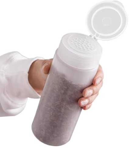 Gewürzglas 600 Ml Tragbare Aufbewahrung Für Pulver Pfeffer Glitter Und Salz | Wiederverwendbare Würzmittel-Aufbewahrungsbehälter zur Aufbewahrung im Esszimmerschrank und in der