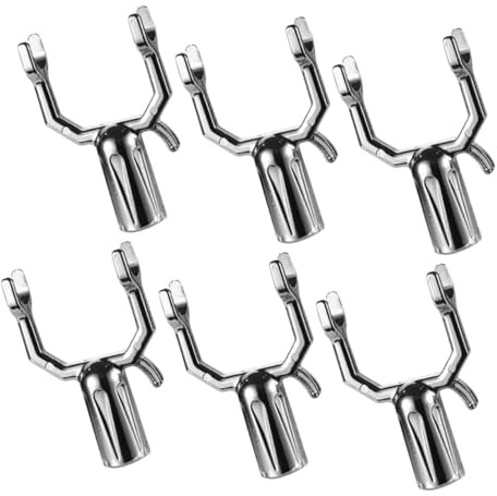 JOINPAYA Horquilla Metálica para Soporte De Ramas, 6 Unidades, Aleación De Aluminio Resistente para Uso En Melocotoneros y Perales En Jardines Exteriores
