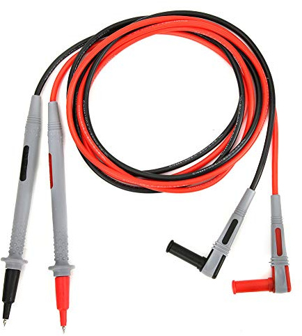 P1505 Multimeter-Messleitung ， 150 cm 1000 V/10 A Universal-Multimeter-Messleitung Sondenkabel Silikonwickel Kupfernadel-Messleitung Multimeter Zubehör