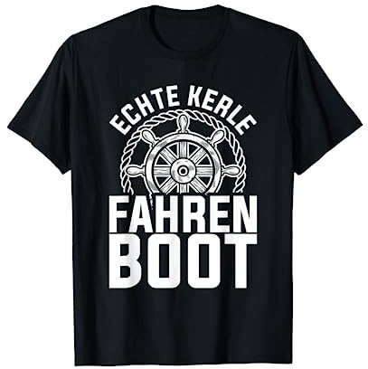 Männer Segler Geschenk zum Herrentag Skipper Segeln T-Shirt