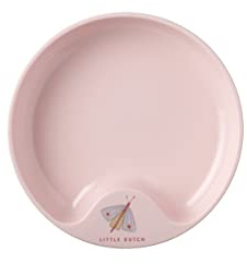 Mepal – Self-Feeding Plate Mio – Children Practice Plate – BPA-Free Baby Learning Plate – Children’s Tableware - Dishwasher Safe - Flowers & Butterflies