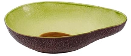 Vista Alegre Bordallo Pinheiro Ensaladera de aguacate terracota tropical, cuenco rústico 84.2 ounces