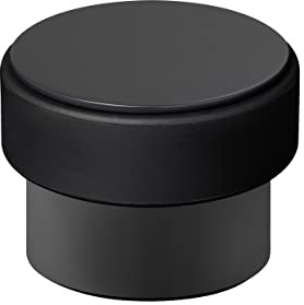 blomus Türstopper -STOP- | Edelstahl matt | Anthracite | 2 kg | H 6 cm x B 9 cm x T 9 cm