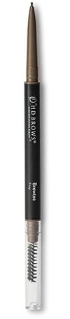 HD BROWS Browtec 1mm Ultra-Fine Eyebrow Pencil, New & Improved Ultra-Fine 1mm Tip, Duel-Ended Pencil and Spoolie, Waterproof, Smudgeproof, Long-Lasting, Foxy (Brown)