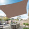 Duerer Vela Ombreggiante Rettangolare 3.6x4.8m Tenda a Vela Protezione UV 95%, 185GSM Densità Vela Parasole All'aperto per Giardino, Patio, Pergola, Cortile-Marrone