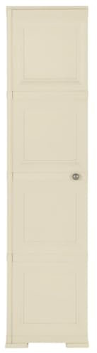KTHLBRH Kunststoffschrank 40x43x164 cm Holzdesign Angora-Weiß Büro-Stauschrank Wohnzimmerschrank Möbel für das Wohnzimmer Geeignet für Wohnzimmer, Schlafzimmer, Büro