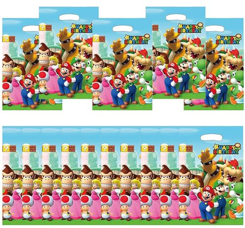 ONRAGT 30 Stück Geschenktüten Kindergeburtstag, Mitgebsel Tüten, Gift Bags Kids Birthday, Partytüten Geschenktüte Kinder für Verpacken von Geschenke Süßigkeiten Spielzeug