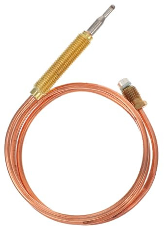 HYTROVE Thermocouple Protection Cheminée Remplacement en Capteur de la de Sécurité Cuivre Surchauffe, Usage Intérieur, pour Foyer et Radiateur
