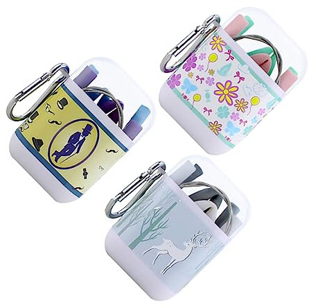 FUNNETOYU 3sets Riutilizzabili Silicone Pieghevole Con Spazzola e Custodia Per Bevande Per Party e Viaggi Misura Portatile Colori Misti