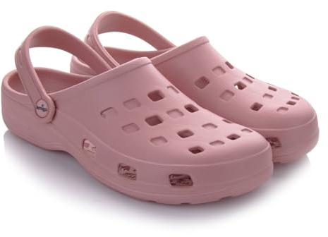 LEMIGO Lemigoose Trädgårdsskor EVA lätta trädgårdsskor herr dam trädgårdsskor sommartofflor G 36–47 EU, rosa, 40 EU
