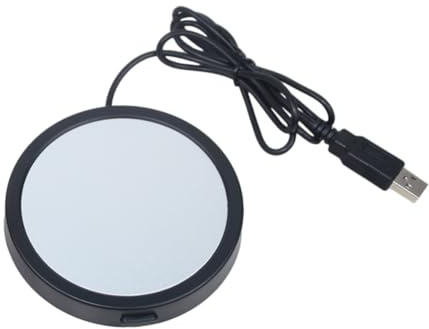 Alipis Sottobicchiere Alimentato Tramite Usb Scaldatazze Tramite Usb Scaldatazze Da Ufficio Piccolo e Portatile Rallenta Raffreddamento Delle Bevande Calde