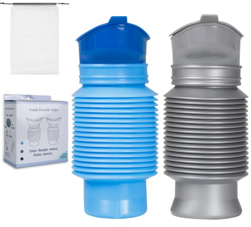 Shrinkable Urinal,Portable Urinals for Men Women,Male Female Urine Bottle