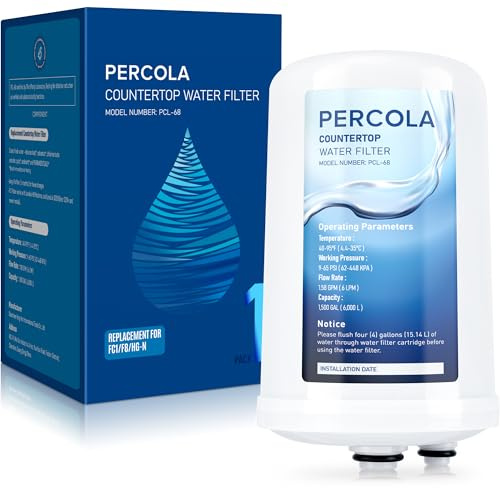 PERCOLA Filtre à eau FC1, F8, HG-N, 1 paquet