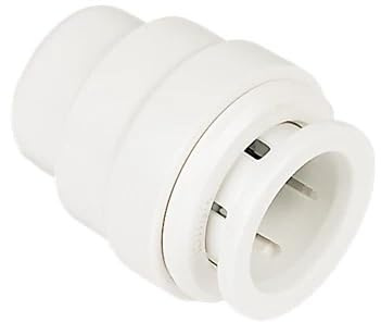 Plastic Push-FIT Stop Ends 15MM, Suitable for Drinking Water, Suitable for Water Systems, Suitable for Hard & Soft Water Areas, 2 in Pack