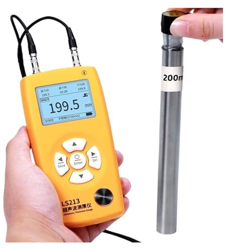 Misuratore di spessore ad ultrasuoni for lamiera d'acciaio alta precisione for metallo e acciaio Rilevamento automatico