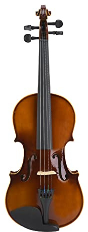 RiToEasysports Violín para Principiantes, Violín Retro de Madera de Arce, Kit de de Tamaño Completo con Caja de Resina de Cuerda para Principiantes, Adultos, Estudiantes (AV-04 brillante 4/4)