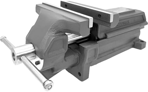 WELDINGER professional Schraubstock 200 mm unzerbrechlich leichtgängig feste Basis Rohrspannbacken