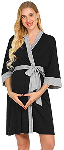 Générique Robe Grossesse Shooting Photo Chemises Nuit Robe d'allaitement Maternité d'accouchement Allaitement Hôpital maternité