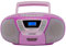 Blaupunkt B 120 VL tragbarer Kinder CD Player mit Bluetooth | Kassettenfach | Hörbuch Funktion | - mit USB | kleines CD-Radio | Aux | PLL UKW Radio mit CD Spieler | Flieder