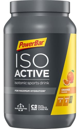 Powerbar - Isoactive - Orange - 1320g - Isotonisches Sportgetränk - 5 Elektrolyte