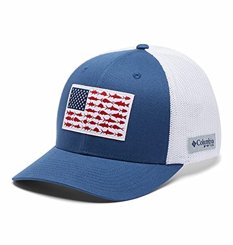 Columbia Gorra Unisex PFG de Malla con Bandera de pez - Hoch