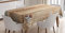 ABAKUHAUS Weihnachten Tischdecke, Holz Plank Schneeflocken, Wasserfest Waschbar mit Klar Sichtbaren Farben kein Verblassen Personalisiert, 140 x 170 cm, Hellbraun Weiß Braun