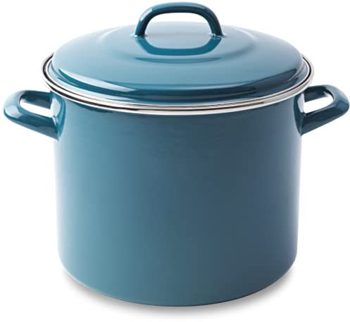 BK Fortalit Induktionsgeeigneter 26cm/3L Dutch Oven Bratentopf mit Deckel, Backofen- und kochfest bis 230C, spülmaschinenfest, PFAS-frei, Petrolblau