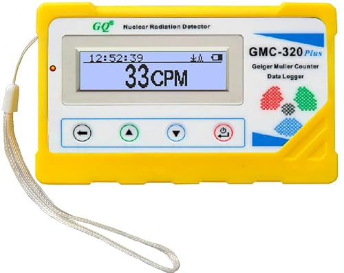 GQ GMC-320Plus Fulfill Nuclear Radiation Detector Meter Test Equipment (Yellow)