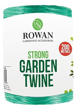 Sixstore 200 m de ficelle de jardin vert naturel | Ficelle de jardin durable | Ficelle de jardin verte pour plantes | Ficelle de jardin verte | Ficelle en polypropylène | Ficelle de jardinage | Chaîne