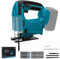 Cordless Jig Saw, Brushless Seghetto Alternativo a Batteria 21V, Con 10 Lame (5 * 2,05in e 5 * 2,95in) Cambio Rapido Della Lama per Legno, PVC, Compensato e Metallo (Senza Batteria)