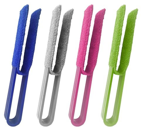 Cepillo De Limpieza Para Persianas, Herramientas De Limpieza, Cepillo Para Polvo Ciego, Limpiador De Ventilador, Recolector De Polvo Para Aire Acondicionado, 4 Uds.