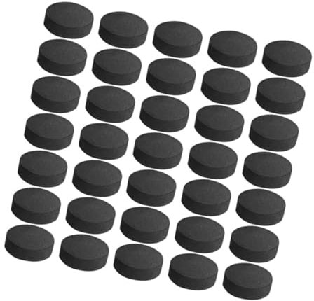 Happyyami Briquetas De Carbón Vegetal Pastillas para Barbacoa y Chimenea, Uso Doméstico Aire Libre, 40 Mm Bolsa 70 Piezas, Carbón Natural para Fogatas, Encendido Rápido y Duradero