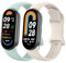 Cinghie sportive per Xiaomi Mi Band 8/9, confezione da 2 cinturini di ricambio in silicone per Xiaomi Mi Band 8/9 e Xiaomi Smart Band 8 Fitness Tracker, One size, Silicone, non presente