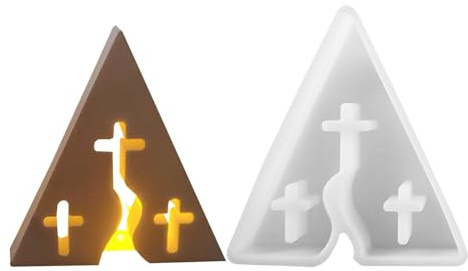 Stampi in silicone per calcestruzzo – Il sentiero di Gesù ornamento stampo – Il sentiero di Gesù ornamento decorazione stampi, stampi in resina da scrivania, stampi in resina per la casa