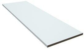 WHITE MELAMINE FACED CHIPBOARD 15mm 1200 x 381mm. Ideal for shelving and furniture making