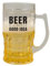 eBoutik -Novelty Fun Beer Chilled Double-Walled Stein - Freezable Cooling Drink Mug Tanker Glass for Birthday & Xmas Christmas Day Gift