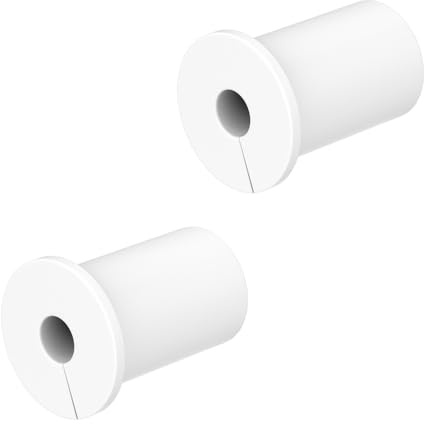 2PCS White 3/4inch starlink Wall Cable Pass Through Bushing Grommets Accessories (2PCS White Starlink Grommets)
