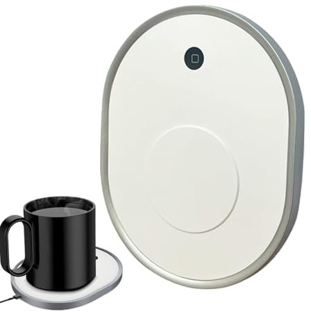Cordless Coffee Warmer – Portable Mug Heater, USB Powered Plate, Desktop Drink Warmer | Sleek Design with Auto Shutoff Feature for Home Use Tea Cups Beverages and Daily Convenience