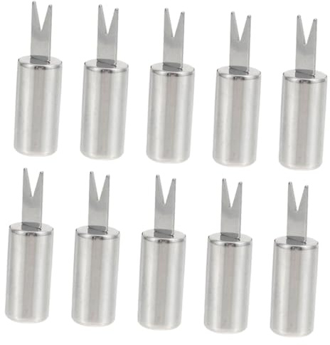 Alipis Fourchette à Maïs Professionnelle En Acier Inoxydable, Support Brochette Multifonctions, Lot De 20 Pièces, Accessoires Barbecue Portables, Usage Camping Et Pique-
