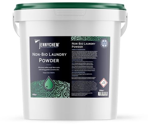 10KG Non-Bio Washing Powder – Professional Laundry Detergent – Suitable for Sensitive Skin – Bulk Buy Family Size – Powerful Stain Removal – Ideal for Commercial or Home Use