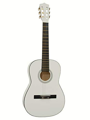 DIMAVERY AC-300 Klassik-Gitarre 3/4, weiß