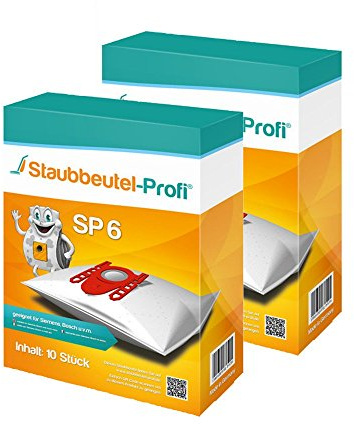 Staubbeutel-Profi® Staubsaugerbeutel kompatibel zu Swirl S67, S62, S68, S73, Org. Typ G, Siemens/Bosch 20 Stück
