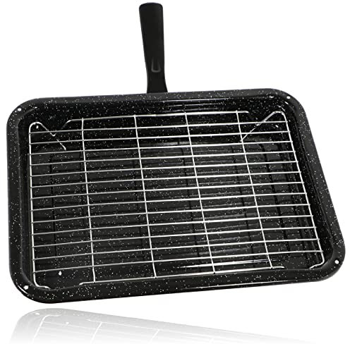 Spares2go - Bandeja universal para horno (ajustable, extensible) Medium Grill Pan