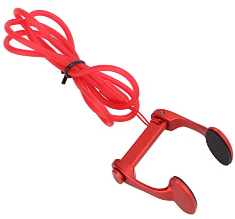 Clip Naso Nuoto, Lega Alluminio e Silicone Regolabile per Protezione Allenamento, Tappo per Immersioni Apnea Kayak Danza in Acqua