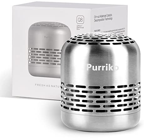 Purriko Refrigerator Deodorizer,Lasts up to 10 Years,Refrigerator Odor Eliminator,Fridge Deodorizer,More Effective Than Baking Soda Bamboo Air Purifying Bags